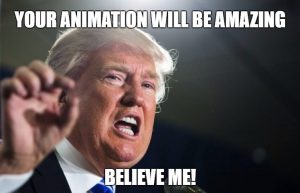 Create an animated scene